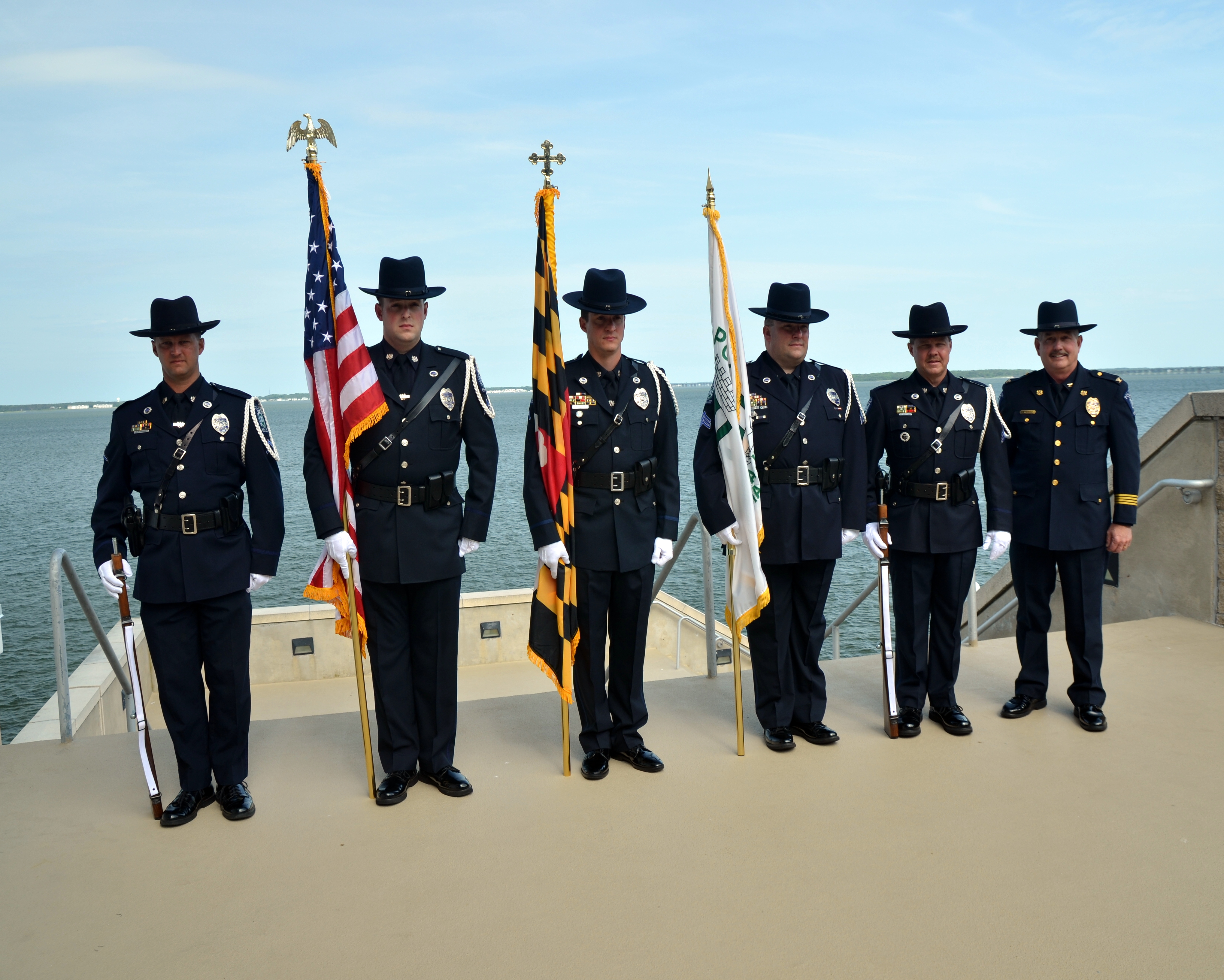 BAPD Honor Guard with Chief